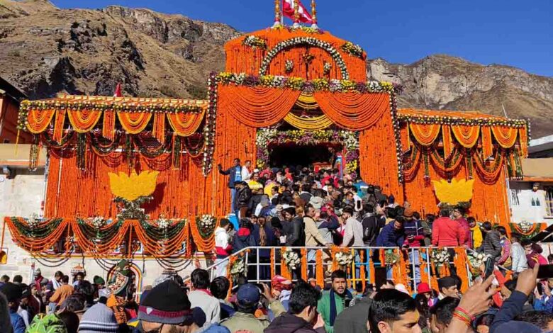 Badrinath portal closed for winter