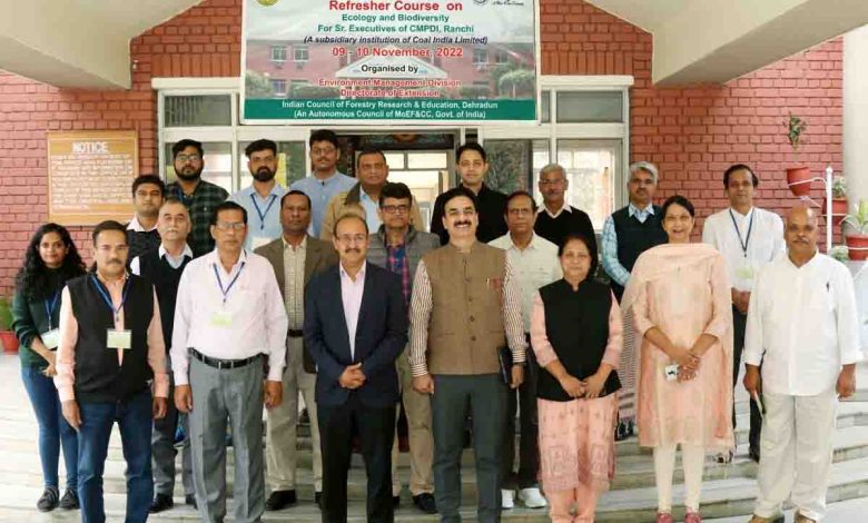 Refresher course on ecology and biodiversity starts in CMPDI, Ranchi