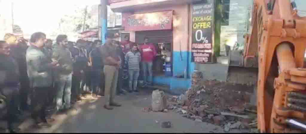 Encroachments being removed for beautification & tackling traffic jam in Haridwar