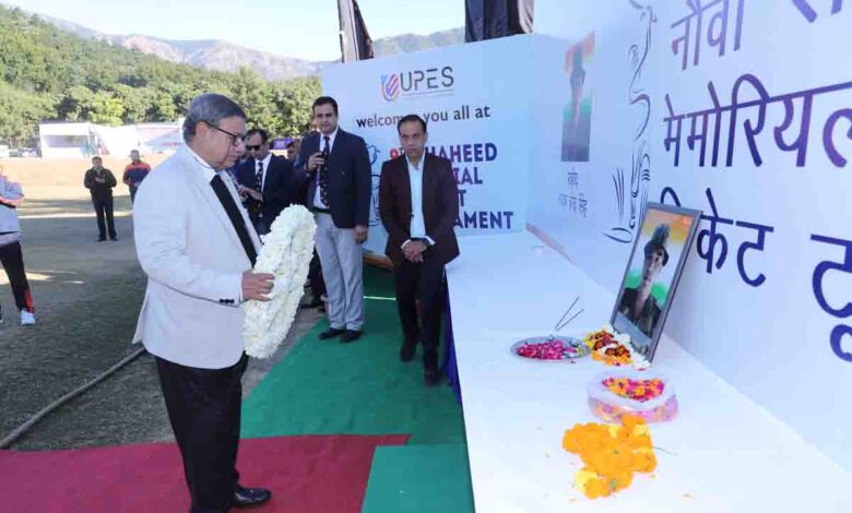 Shaheed memorial tournament begins at UPES