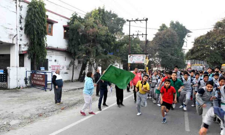 The Asian School holds inter-house cross country