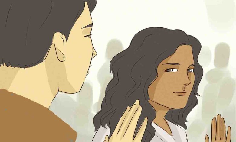 Woman flirts with husband using fake ID