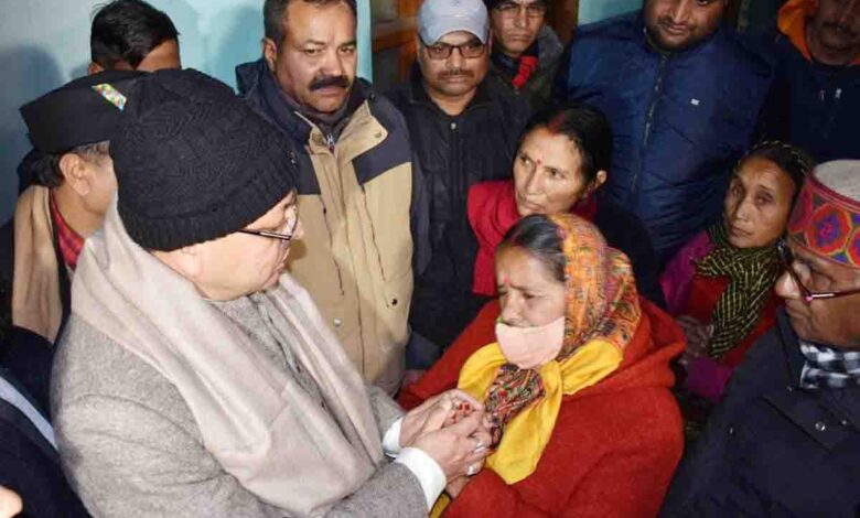 CM reaches Joshimath, assures people of support & action