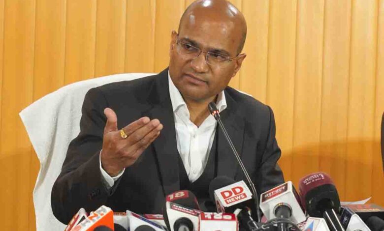 Disaster Management secretary Ranjit Kumar Sinha