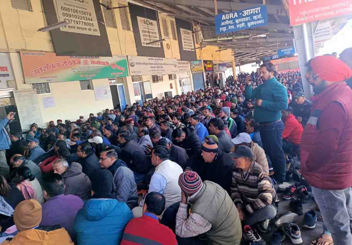 Roadways protest in ISBT