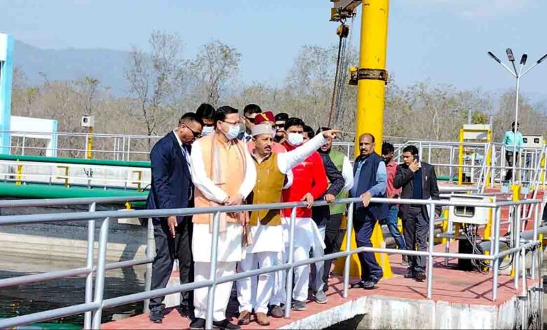 CM inaugurates State’s biggest sewage treatment plant in Haldwani