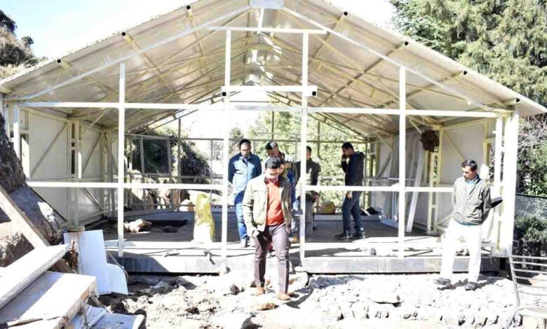 Expedite construction of prefabricated homes in Joshimath DM