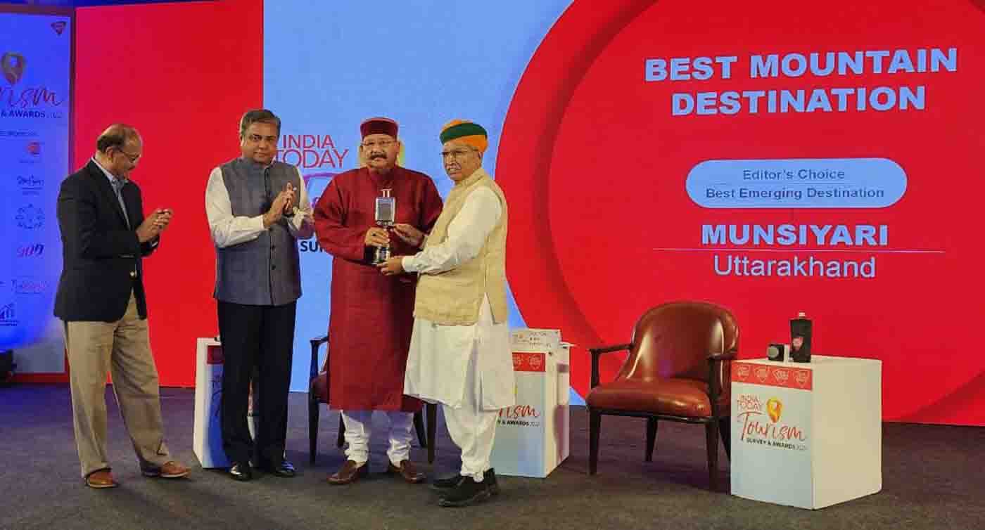 Munsyari wins best mountain destination award