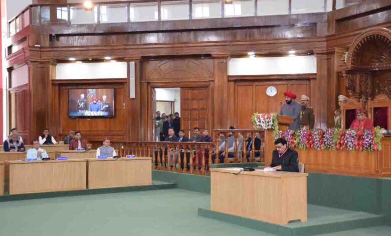 Budget session of Assembly commences in Bharadisain with governor's address