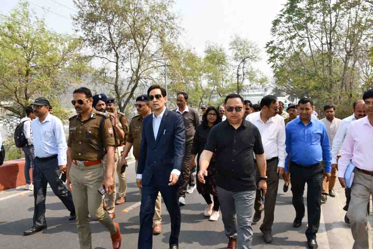 Joint team of Kumaon commissioner, IG and DM inspects arrangements in Ramnagar for G-20 Summit