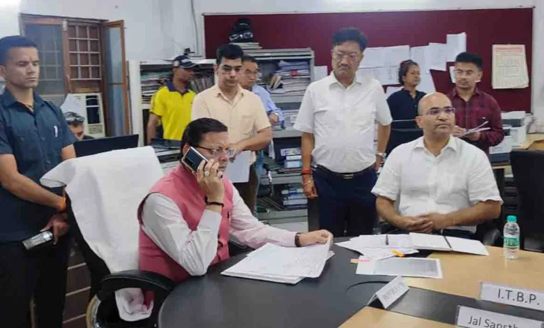 CM checks situation in State, directs officials to remain alert