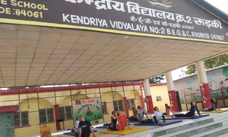 G20 programmes conclude at KV-II Roorkee, Yoga festival begins