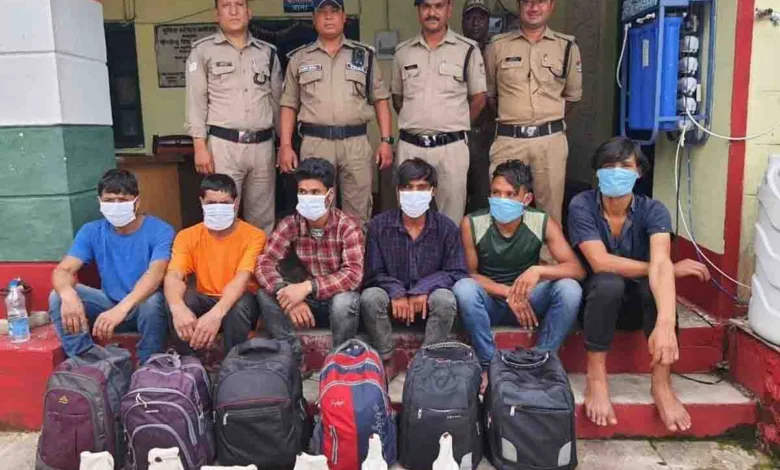 Nepalese bootleggers arrested on Char Dham route