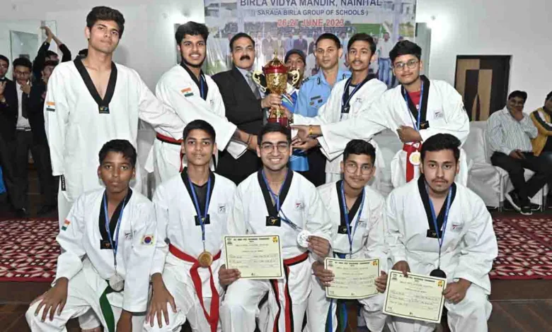 Taekwondo competition concludes at Birla Vidya Mandir