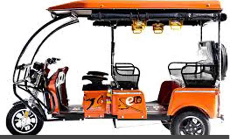 e-rickshaw operation