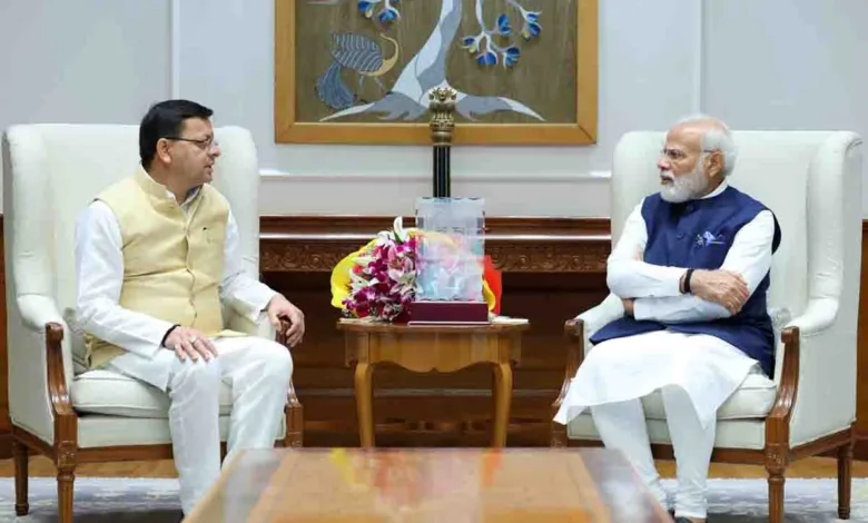 CM Dhami meets PM