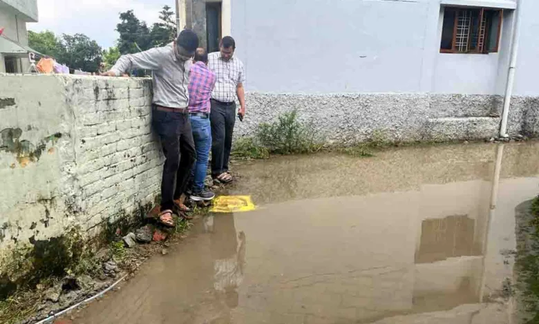 Doon commissioner orders action against construction works causing waterlogging