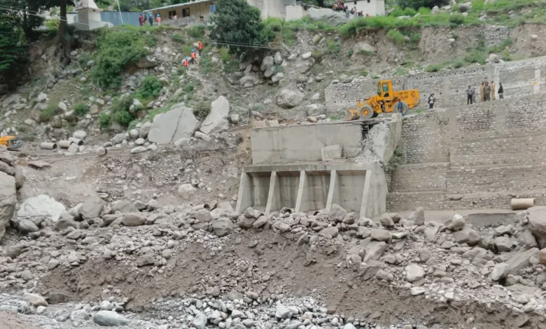 Motor bridge to Indo-China border washed away in Chamoli district