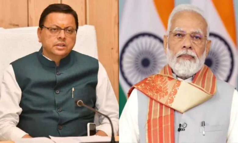 Modi calls Dhami to check damage caused by rains