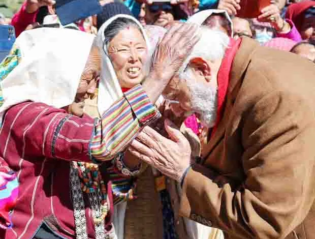 Modi woos voters of election bound states from Adi Kailash