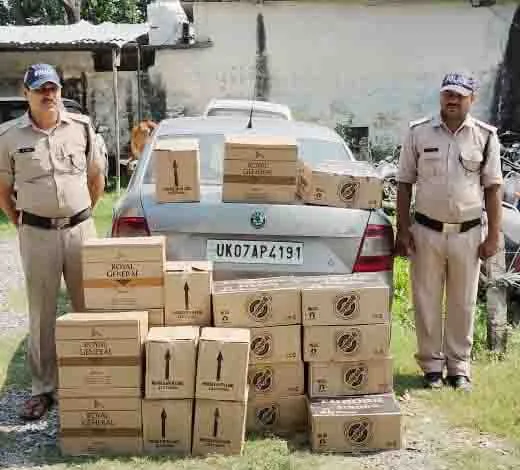 Police seize 23 liquor boxes smuggled into Doon from HP
