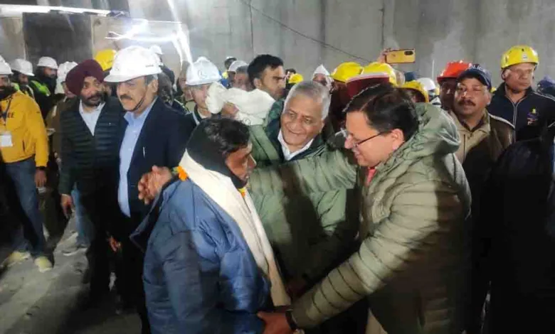 Silkayara Rescued workers to get Rs 1 lakh each & paid leave