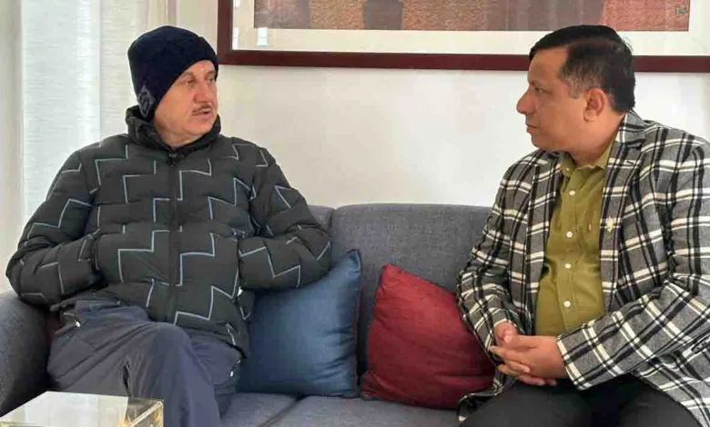 Anupam Kher appreciates potential for filming in Uttarakhand