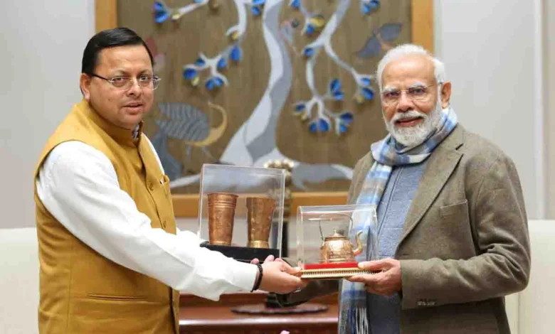 Dhami meets PM