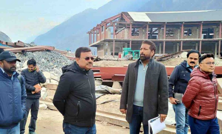 Char Dham committee head inspects Badrinath Dham