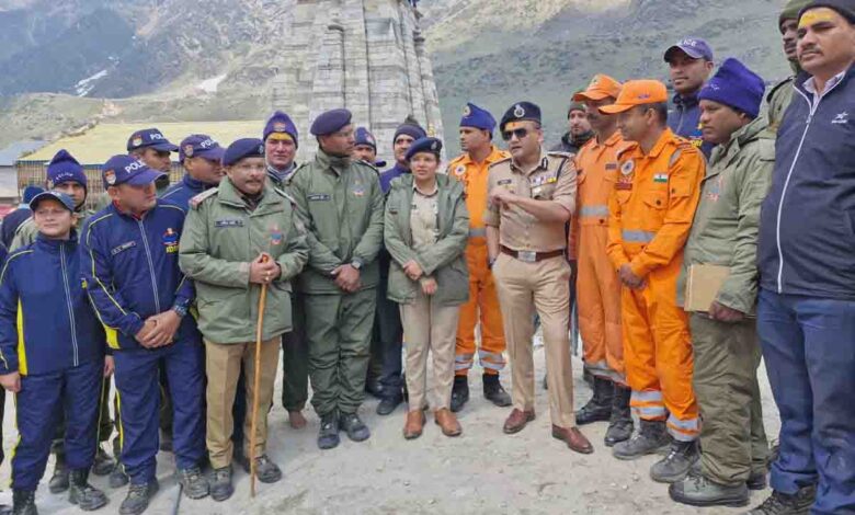 DGP reaches Kedarnath to check security arrangements