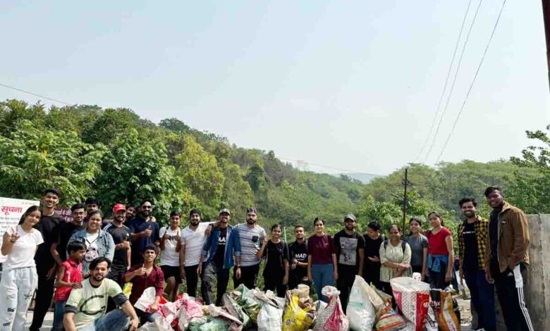 MAD youngsters conduct 4th cleanup drive a Tapkeshwar