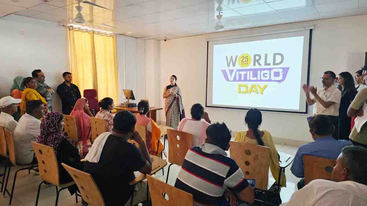 Himalayan Hospital conducts awareness campaign on World Vitiligo Day