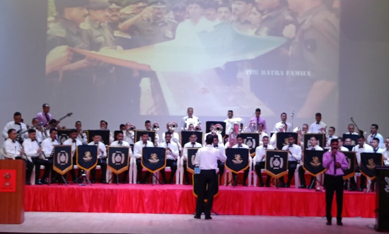 Band performance organised at RIMC on Kargil Vijay diwas