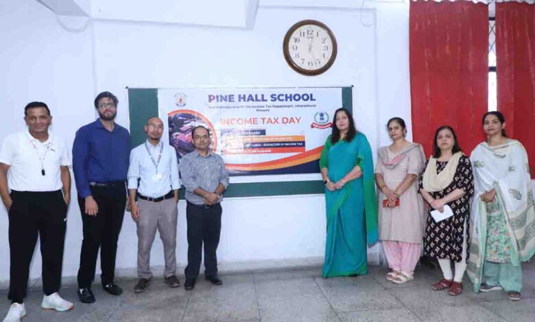 Pine Hall School observes Income Tax Day with student outreach program