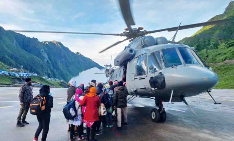 1,401 more rescued from Kedarnath and nearby areas on Monday