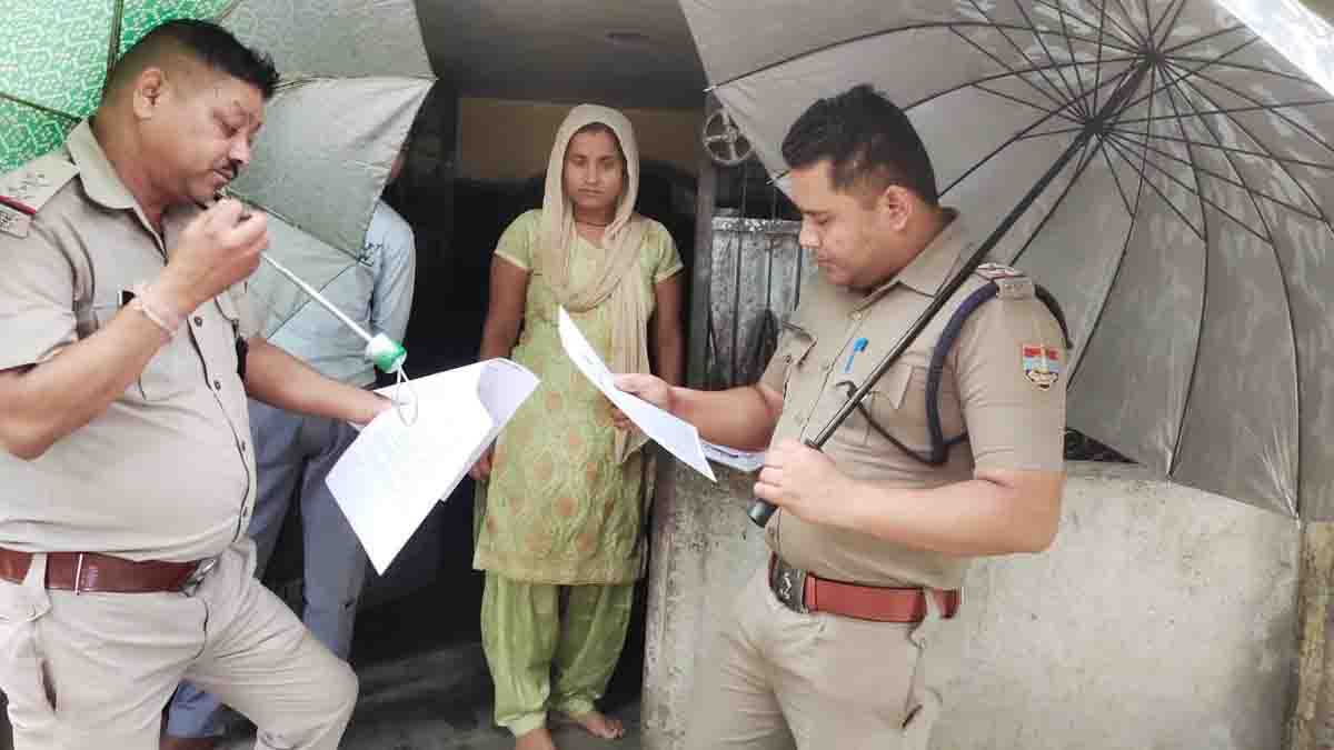 Police conduct verification drive amid rain, Rs 23 lakh penalty charged