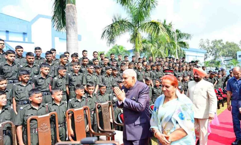 Dhankhar exhorts RIMC cadets to keep national interest above all