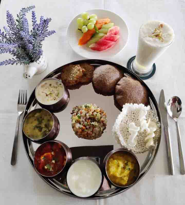 Sherwani Hilltop offers Navratri Thali