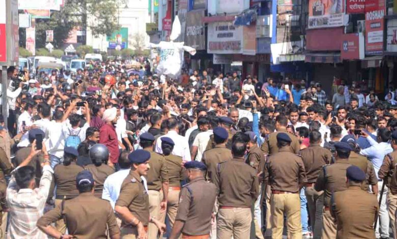 Students protest, burn minister’s effigy seeking student union polls