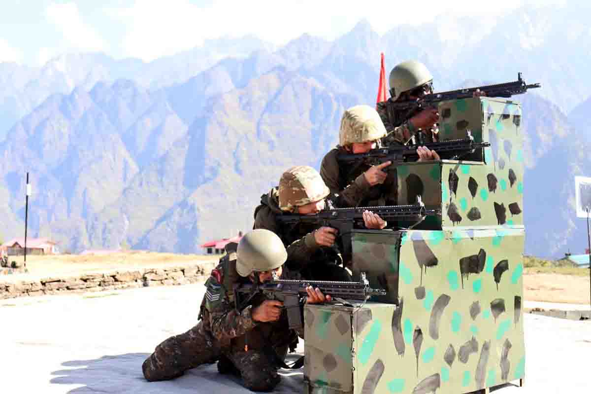 Weapon display & firing exercise held in Kazind-2024