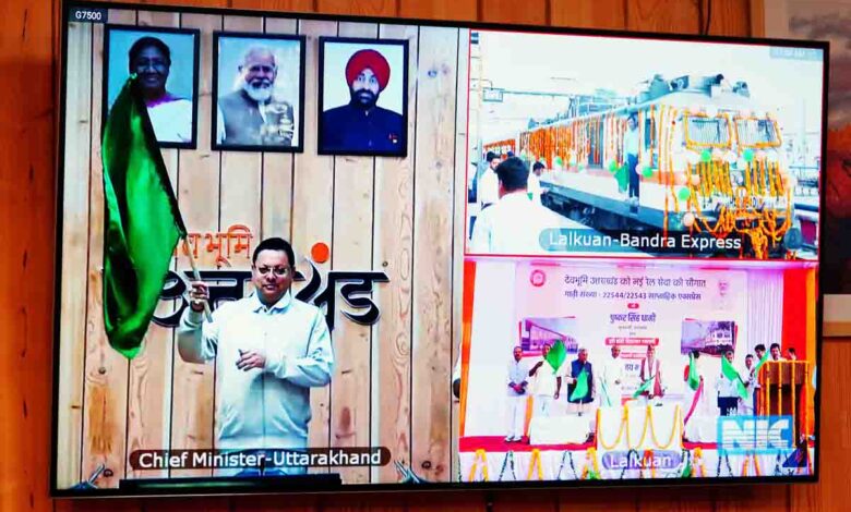 fforts underway to expand rail services from U’khand to major cities CM