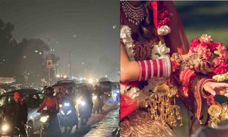 Wedding escalates traffic woes