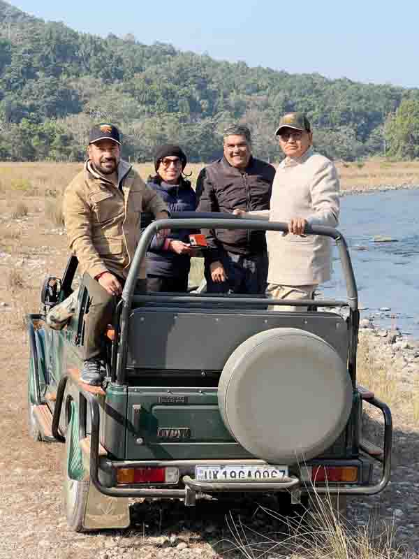 CJI Khanna spots elephants, tiger & other wildlife in Corbett