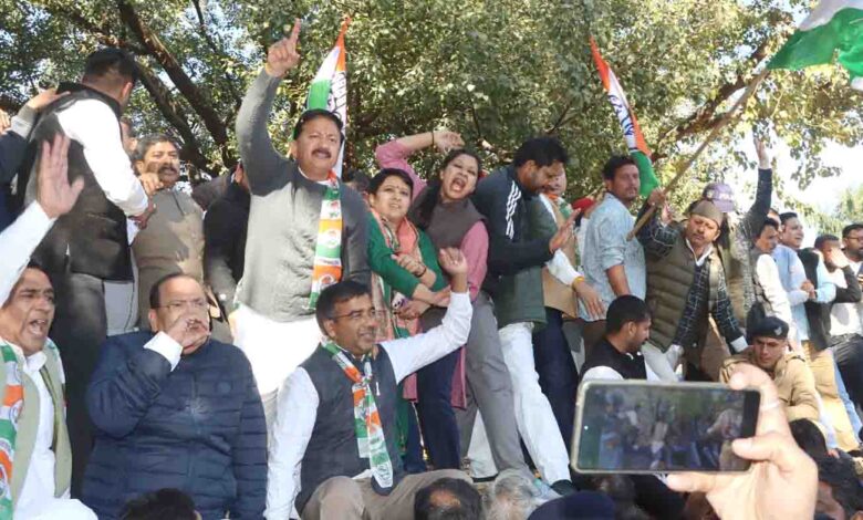U’khand Congress holds protest on BJP- Adani nexus, Manipur unrest