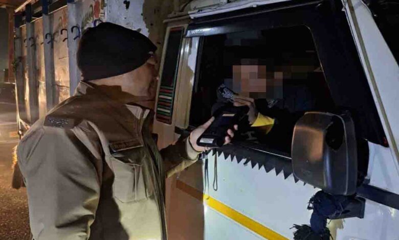 Over 500 arrested for drunk driving in Dehradun