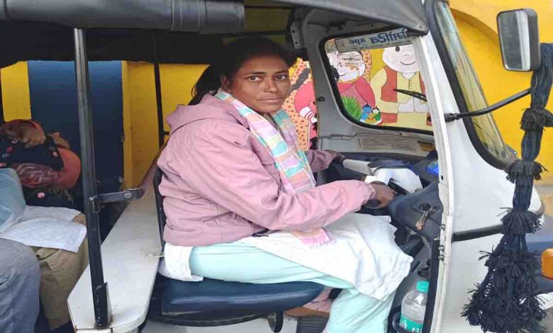 Women auto drivers in Doon celebrate their dare