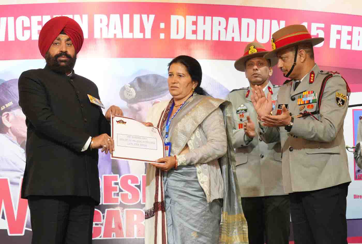 Assam Rifles organises ex-servicemen rally in Dehradun