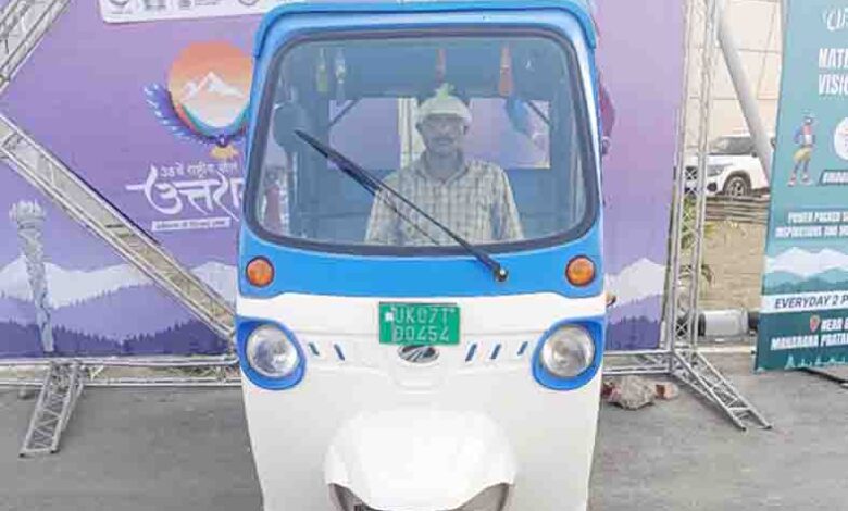 Free E-auto rickshaw service for spectators at 38th National Games