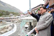 CM checks Badrinath masterplan works