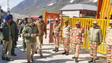 DGP inspects security arrangements in Kedarnath and Badrinath for Char Dham Yatra